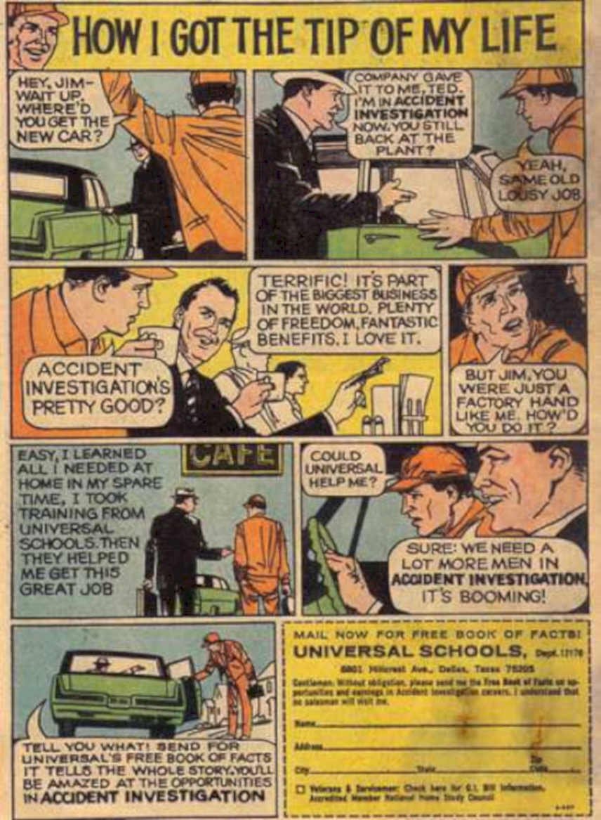 Comic Panel Investigation Vintage Retro Advert Ads A4 Photo Print