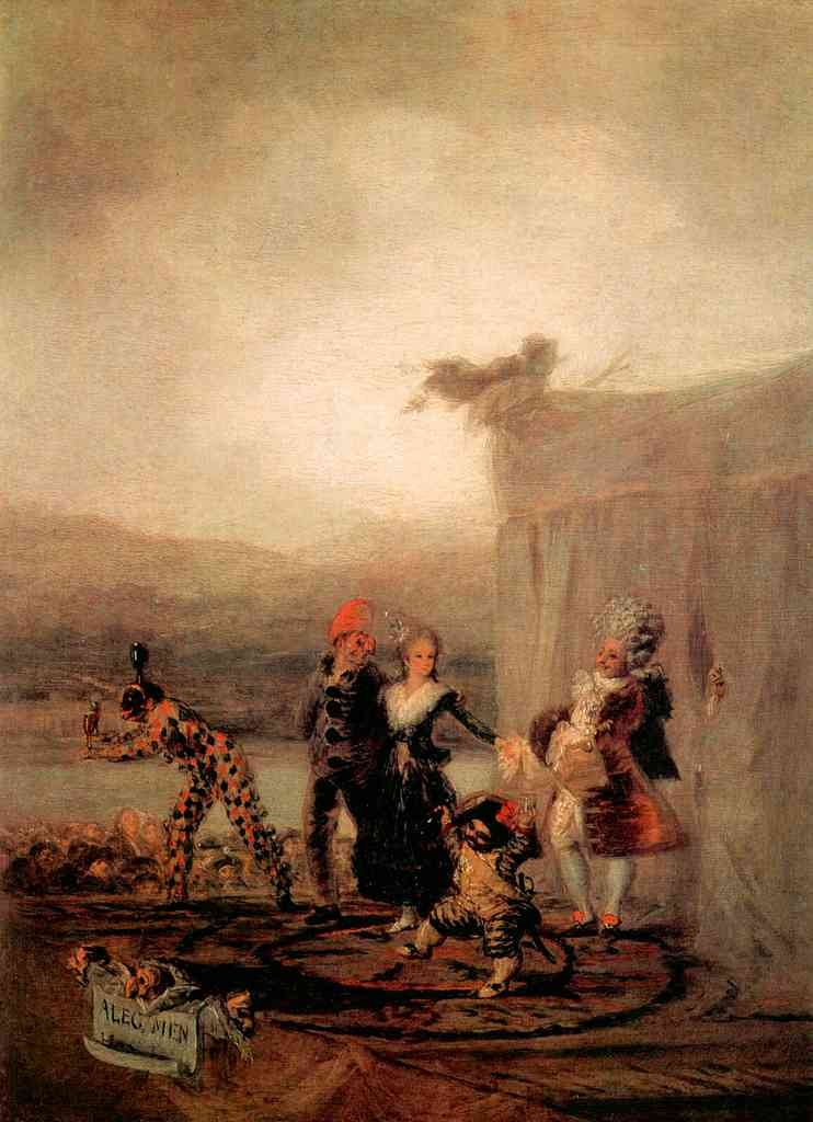 Comicos Ambulantes Goya A4 Photo Print