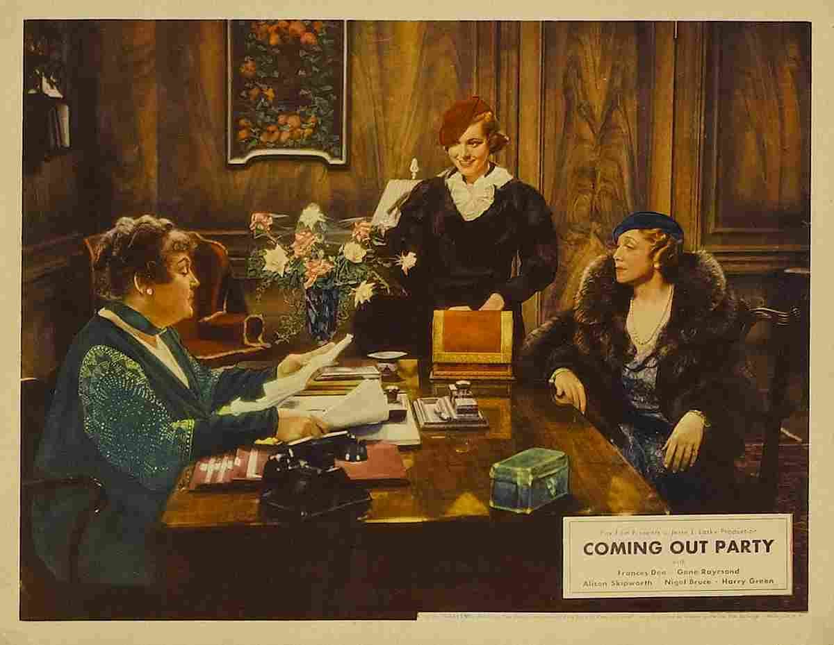 Coming Out Party 1934 03  film star poster A4 Photo Print