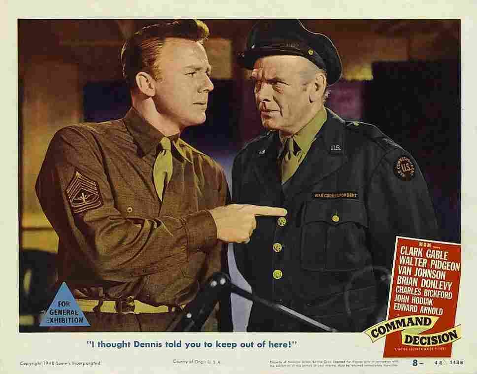 Command Decision 12  film star poster A4 Photo Print