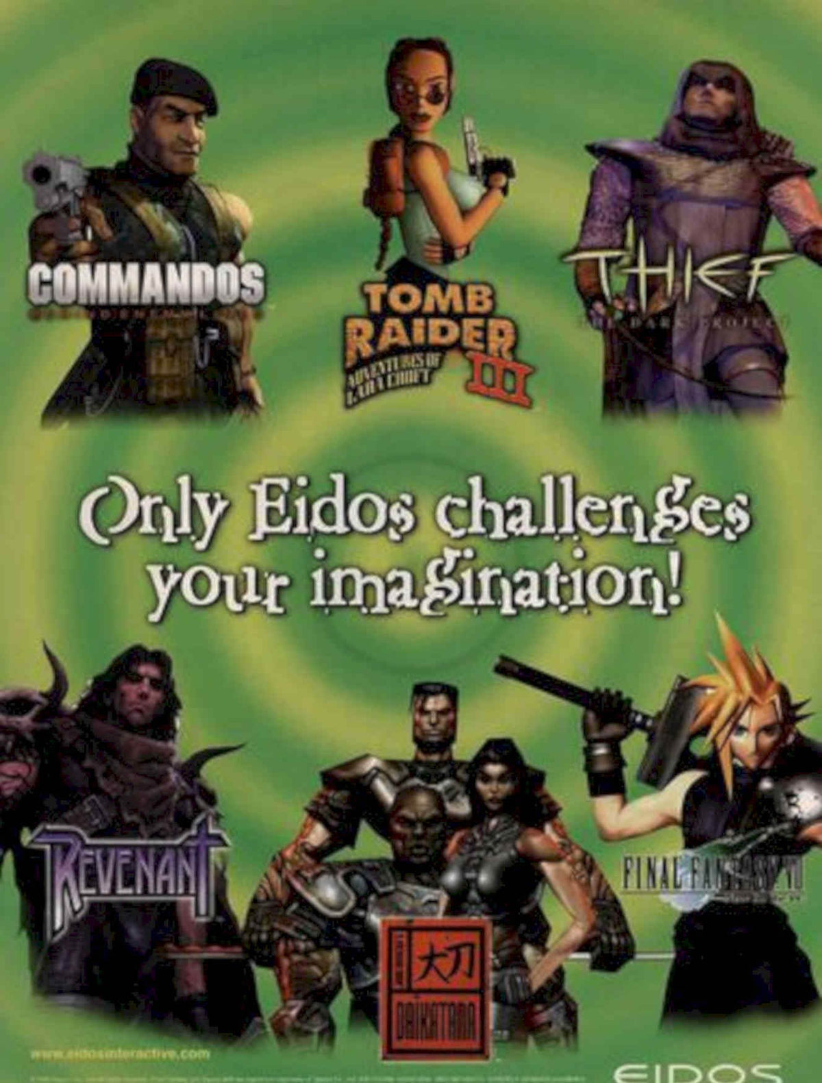 Commandos Tomb Raider Vintage Retro Advert Poster A4 Photo Print