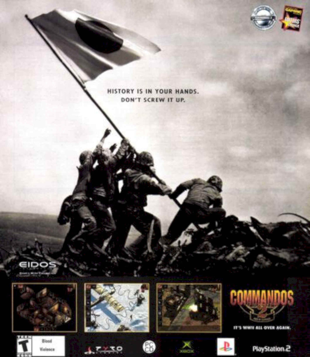 Commandos Wwii Soldiers Vintage Retro Advert Poster A4 Photo Print
