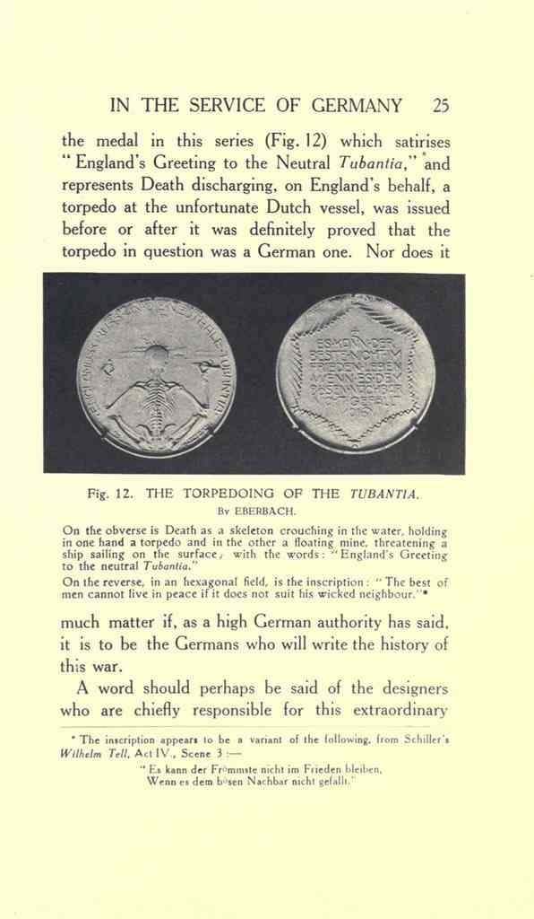 Commemorative German Service Medal Page 22 Vintage War A4 Photo Print