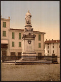 Como Volta Monument Lake Como Vintage A4 Photo Print
