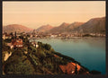 Como general view II Lake Como Vintage A4 Photo Print