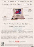 Compaq Lte 5000 Vintage Retro Advert Ads A4 Photo Print