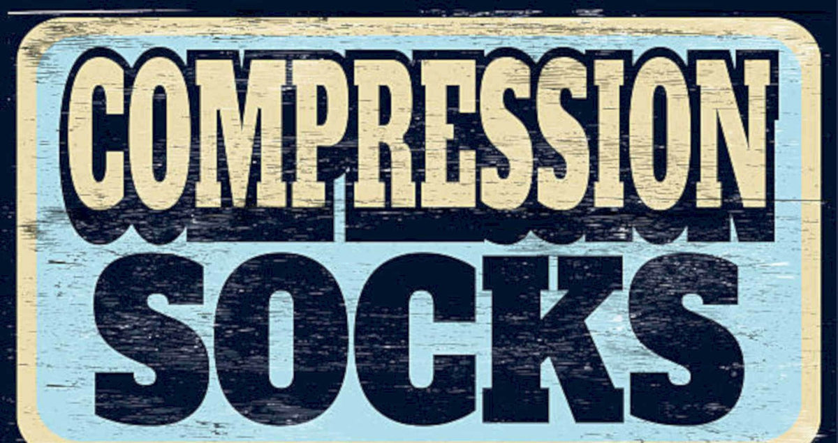 Compression Socks Sign Vintage Retro Advert Poster A4 Photo Print