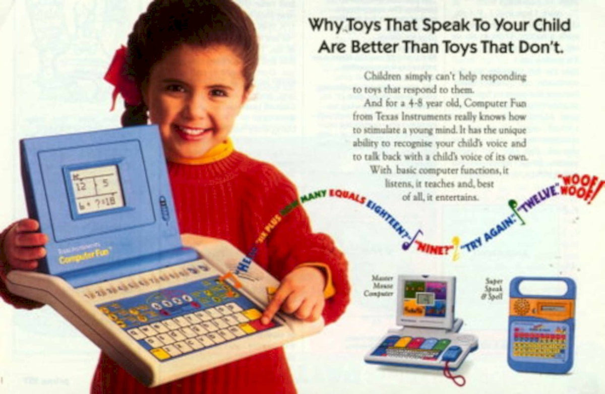 Computer Fun Mouse 1990s Vintage Retro Advert