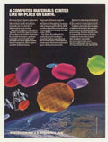 Computer Materials Space Vintage Retro Advert Ads A4 Photo Print