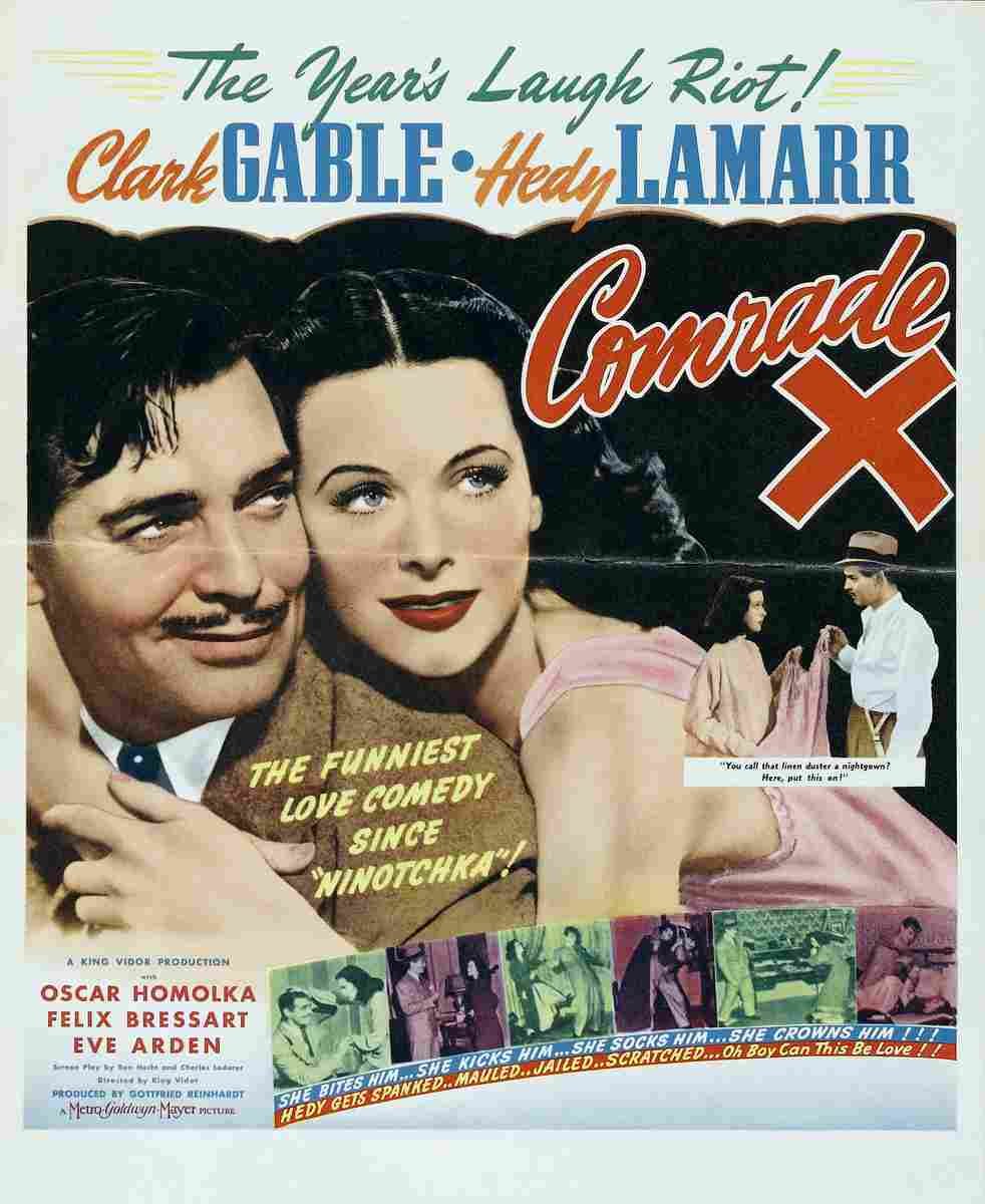 Comrade X 01  film star poster A4 Photo Print