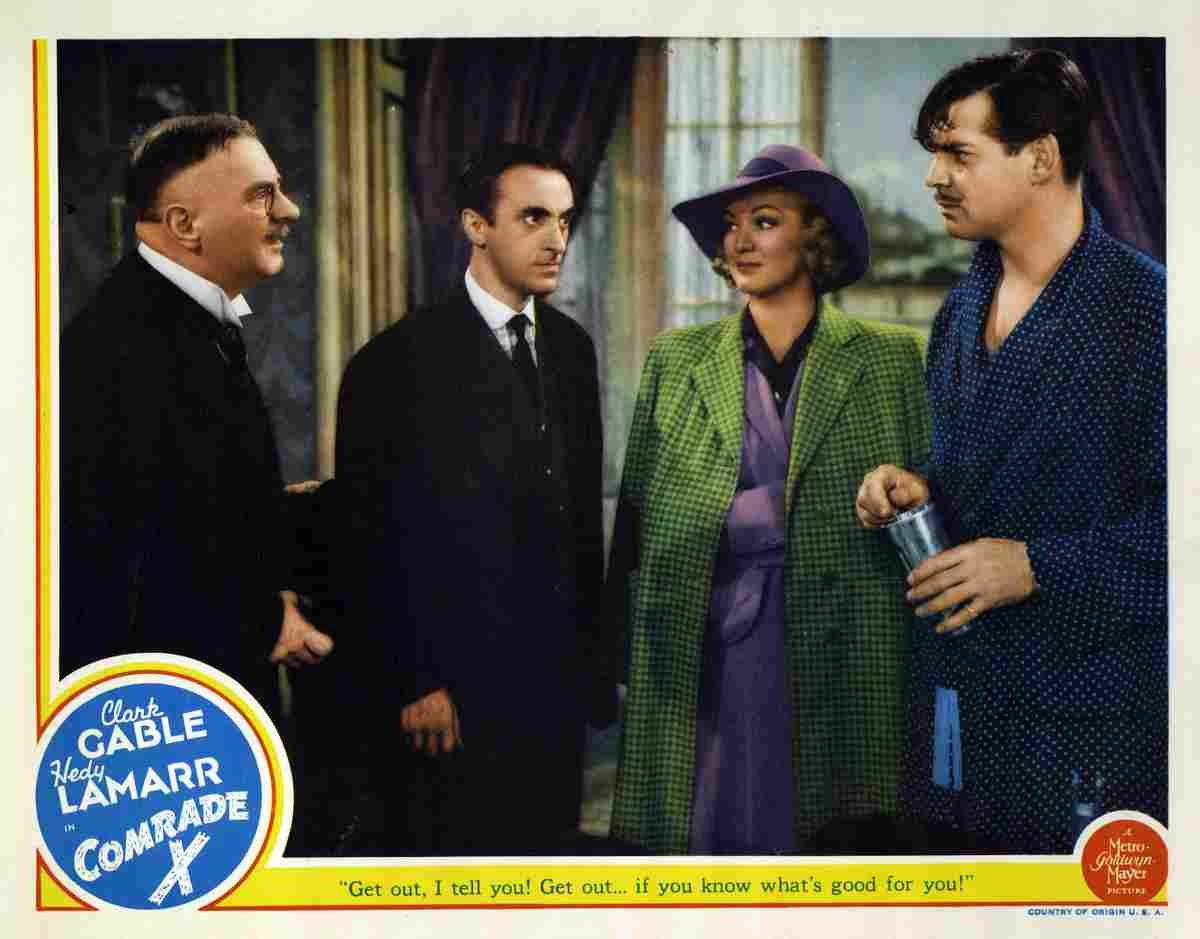 Comrade X 04  film star poster A4 Photo Print