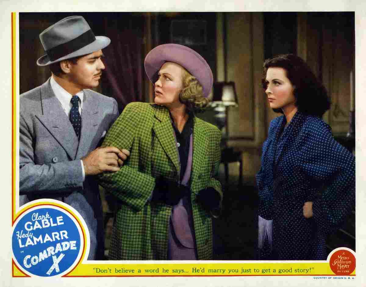 Comrade X 05  film star poster A4 Photo Print