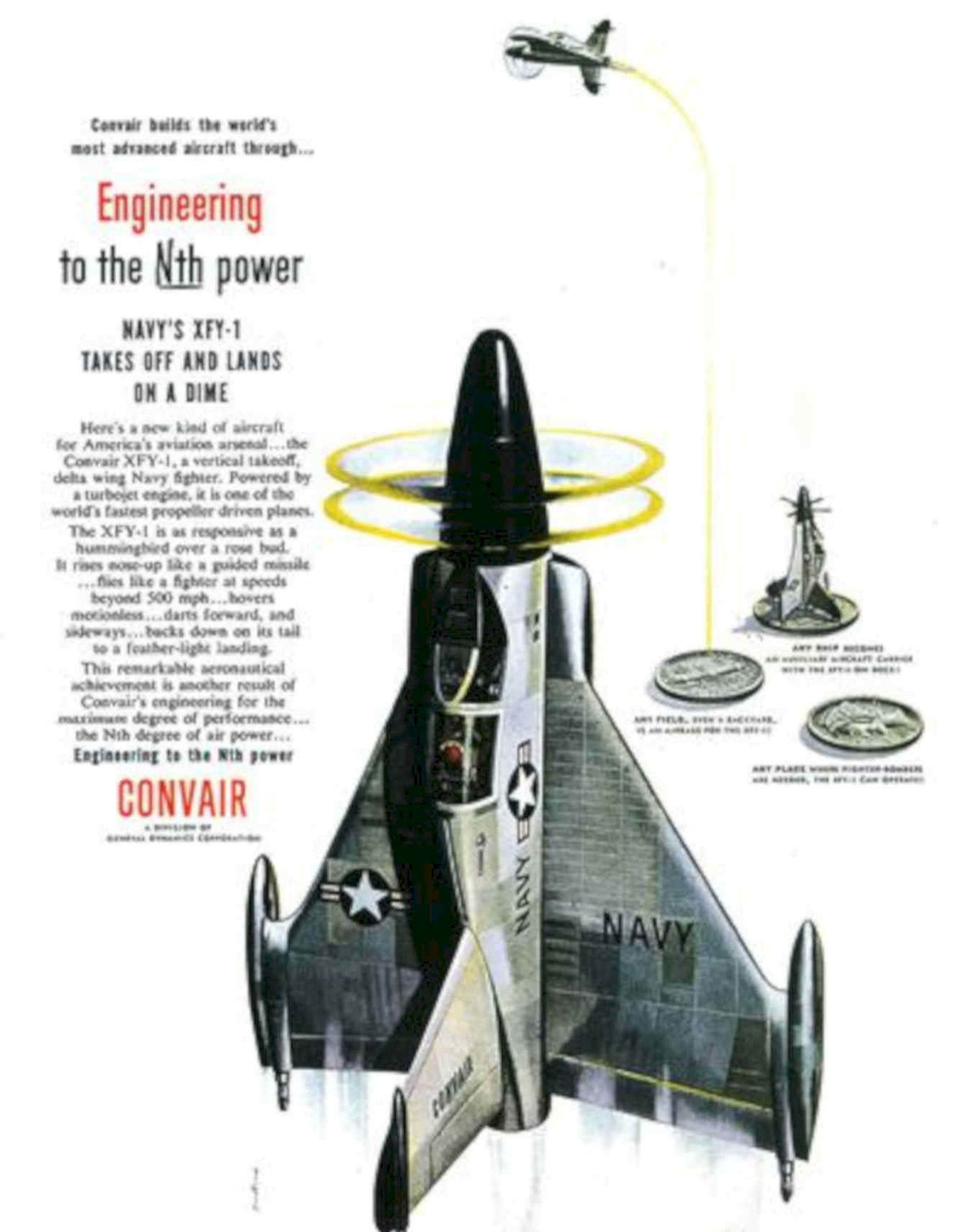 Conair Xf1 Navy Vintage Retro Advert Poster A4 Photo Print