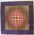 Concentric Circles Textile Vintage Retro Advert Ads A4 Photo Print