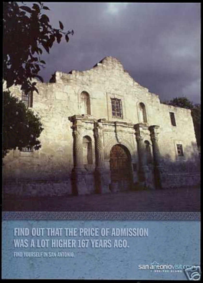 Concepcion Mission Texas Vintage Retro Advert Ads A4 Photo Print