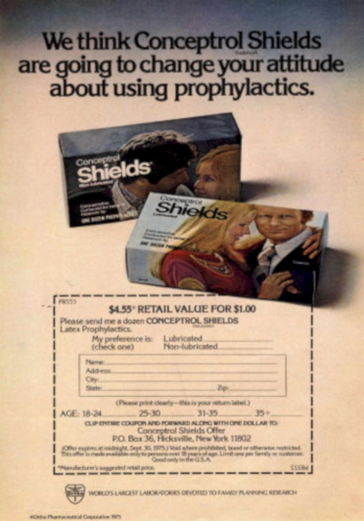 Conceptrol Shields 1970s 1970s Vintage Retro Advert