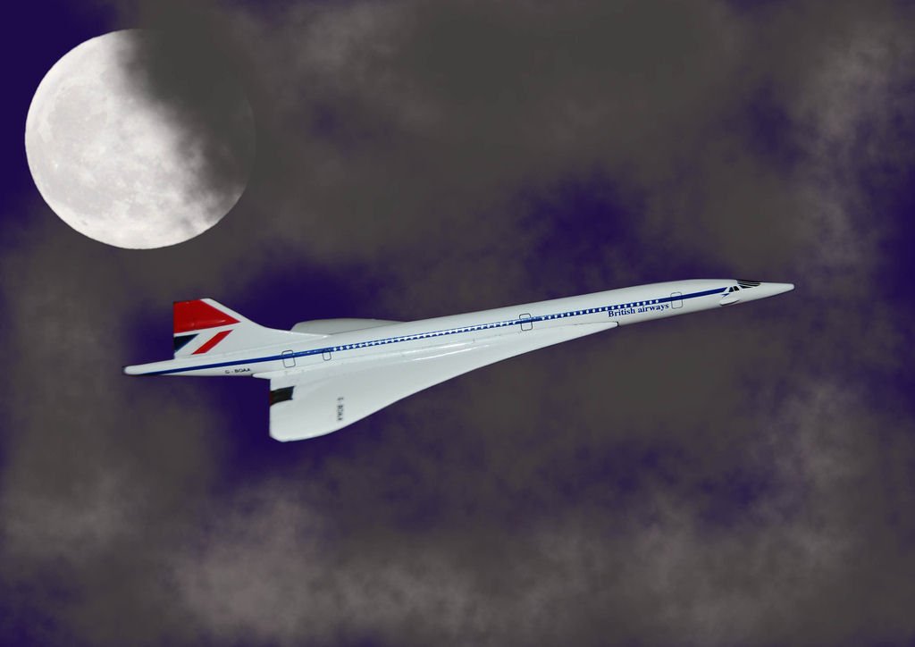 Concorde 448 A4 Photo Print