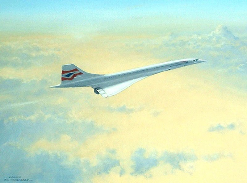Concorde 455 A4 Photo Print