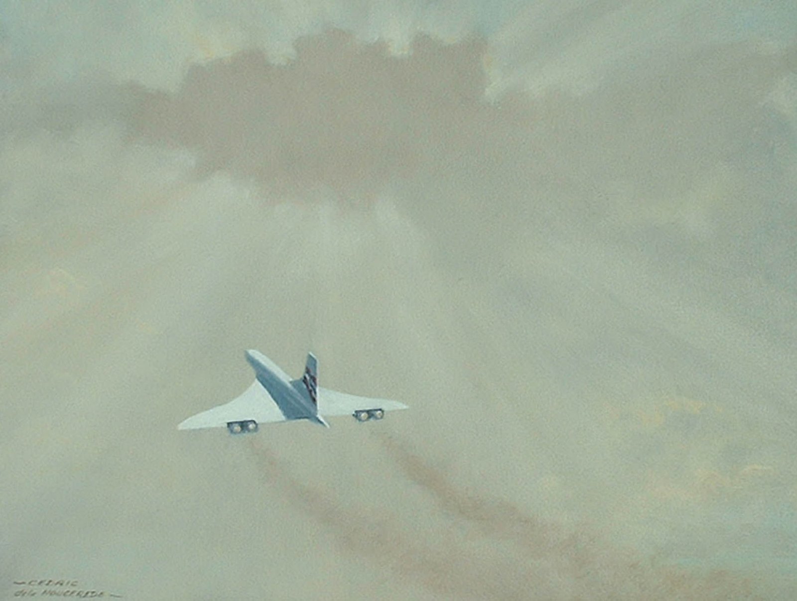 Concorde 599 A4 Photo Print