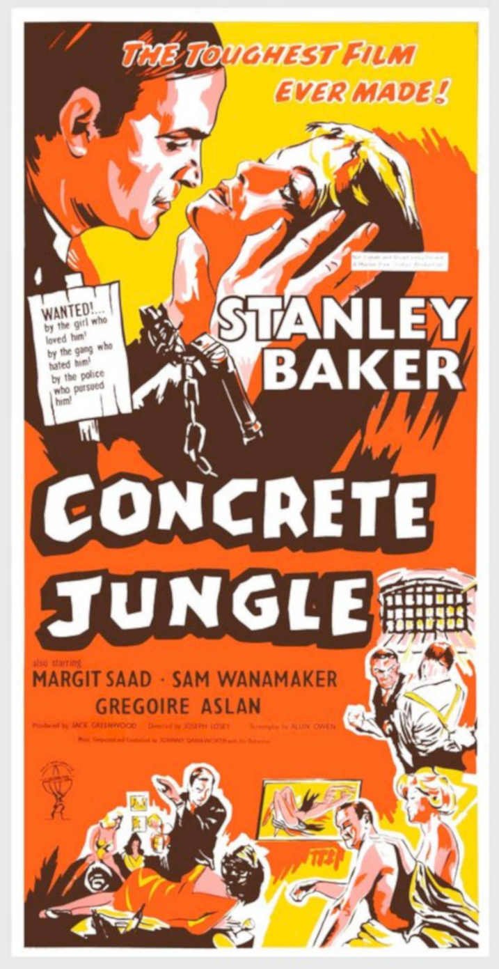 Concrete Jungle Baker Vintage Retro Advert Poster A4 Photo Print