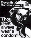 Condom Military Man 1990s Vintage Retro Advert