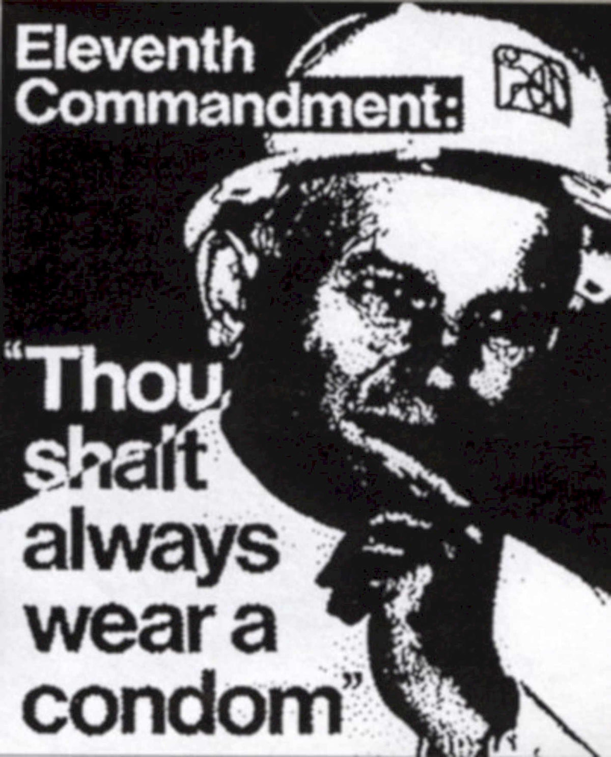 Condom Military Man 1990s Vintage Retro Advert