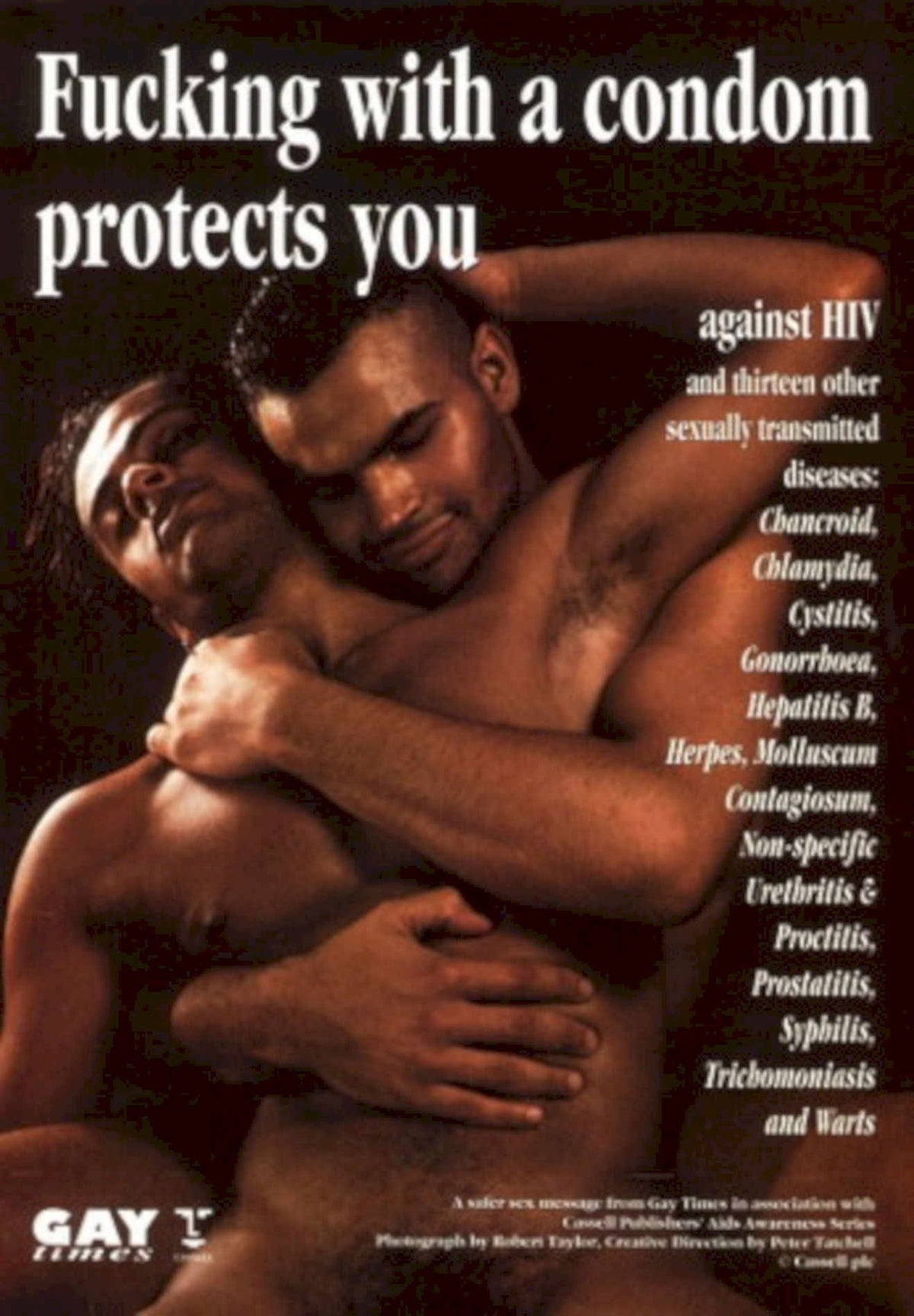 Condom Protection Hiv 1990s Vintage Retro Advert