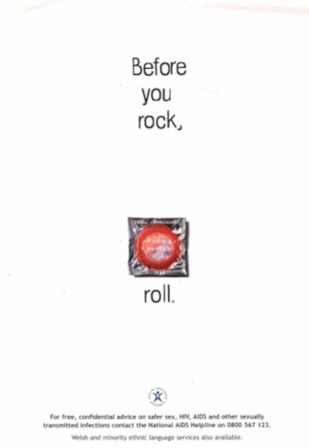 Condom Rock Roll 1990s Vintage Retro Advert