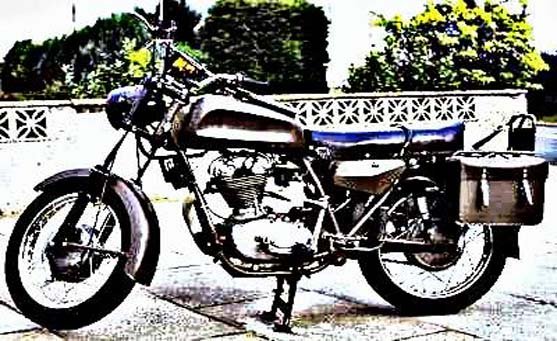 Condor 350 motorbike A4 Photo Print