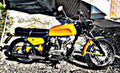 Condor A350 motorbike A4 Photo Print