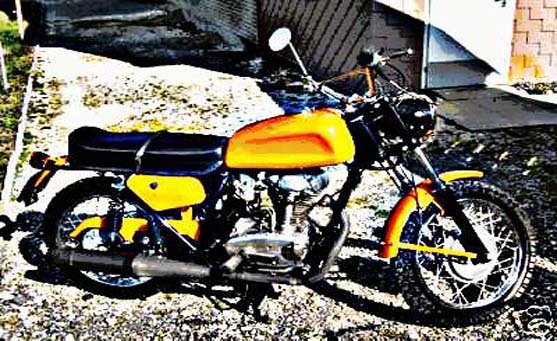 Condor A350 motorbike A4 Photo Print