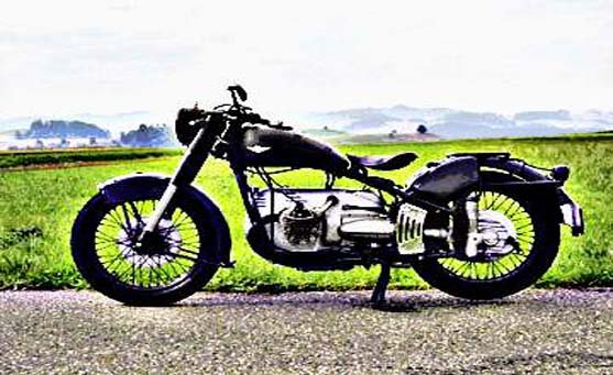 Condor A580I motorbike A4 Photo Print