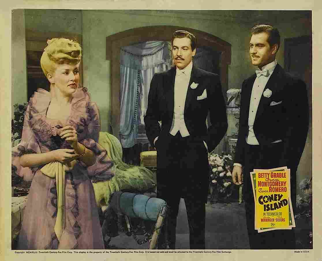 Coney Island 1943 03  film star poster A4 Photo Print