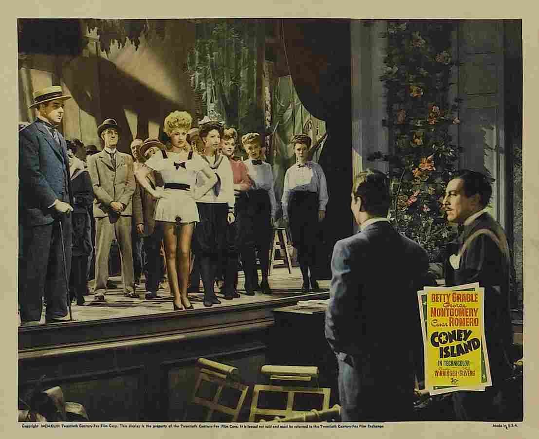 Coney Island 1943 06  film star poster A4 Photo Print