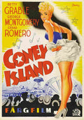 Coney Island 1943 07  film star poster A4 Photo Print
