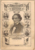 Confederate Souvenir Davis Vintage Retro Advert Ads A4 Photo Print