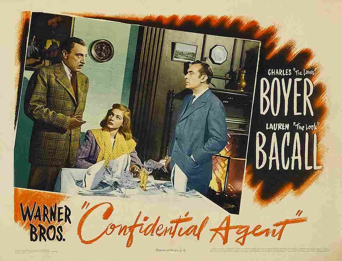 Confidential Agent 07  film star poster A4 Photo Print