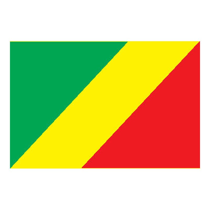 Congo Flag N1762 A4 Photo Print