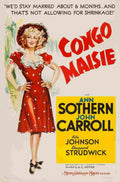 Congo Maisie 01  film star poster A4 Photo Print