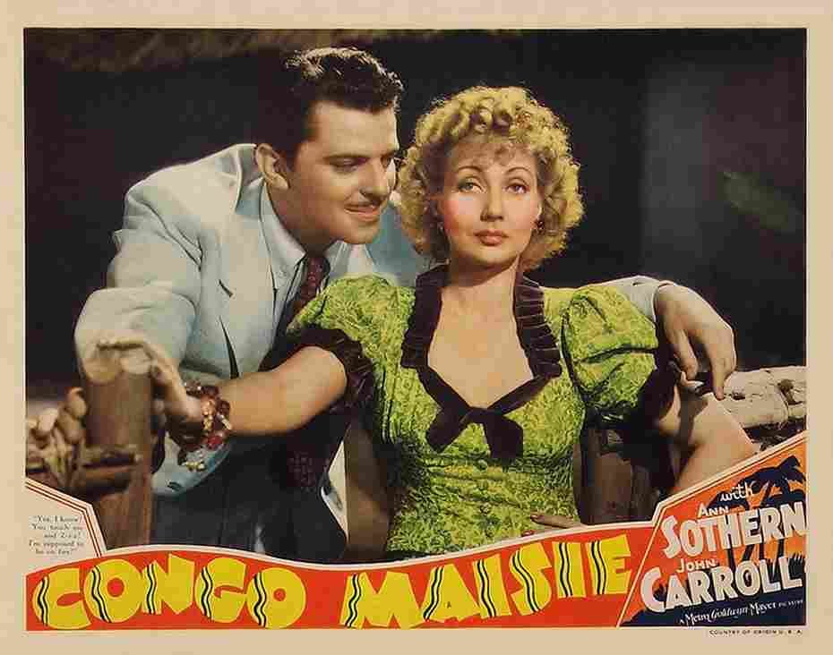 Congo Maisie 06  film star poster A4 Photo Print