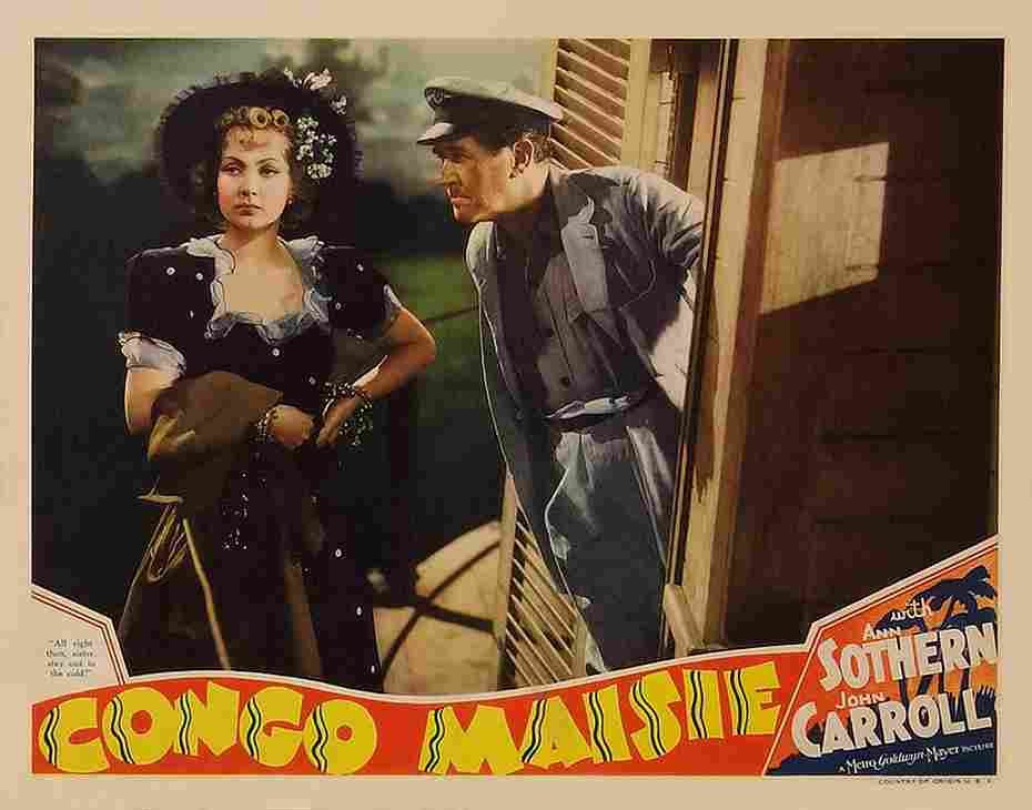 Congo Maisie 07  film star poster A4 Photo Print