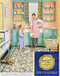 Congoleum Rug Kitchen Vintage Retro Advert Ads A4 Photo Print
