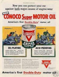 Conoco Super Oil Vintage Retro Advert Ads A4 Photo Print