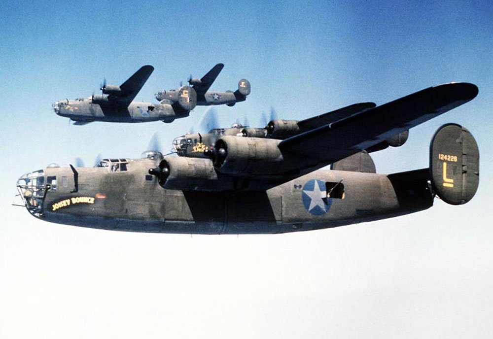 Consolidated B24 Liberator Four Engine Heavy Bomber Aircraft Usa 27 Military A4 Photo Print