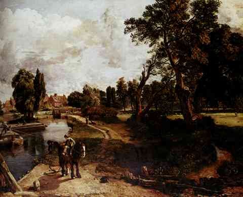 Constable John Flatford Mill A4 Photo Print