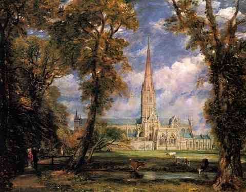 Constable John Salisbury Cathedral A4 Photo Print
