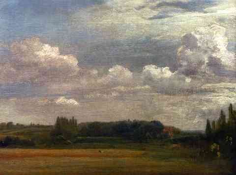 Constable John View Towards The Rectory From East Bergholt House A4 Photo Print