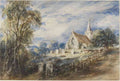 Constable Stoke Poges Church A4 Photo Print