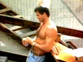 Construction Man Scaffolding 1990s Vintage Retro Advert