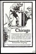 Construction Rivet Chicago Vintage Retro Advert Ads A4 Photo Print